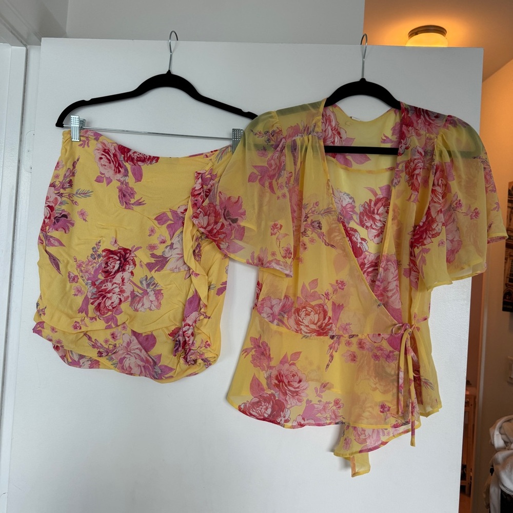 2 piece skirt set